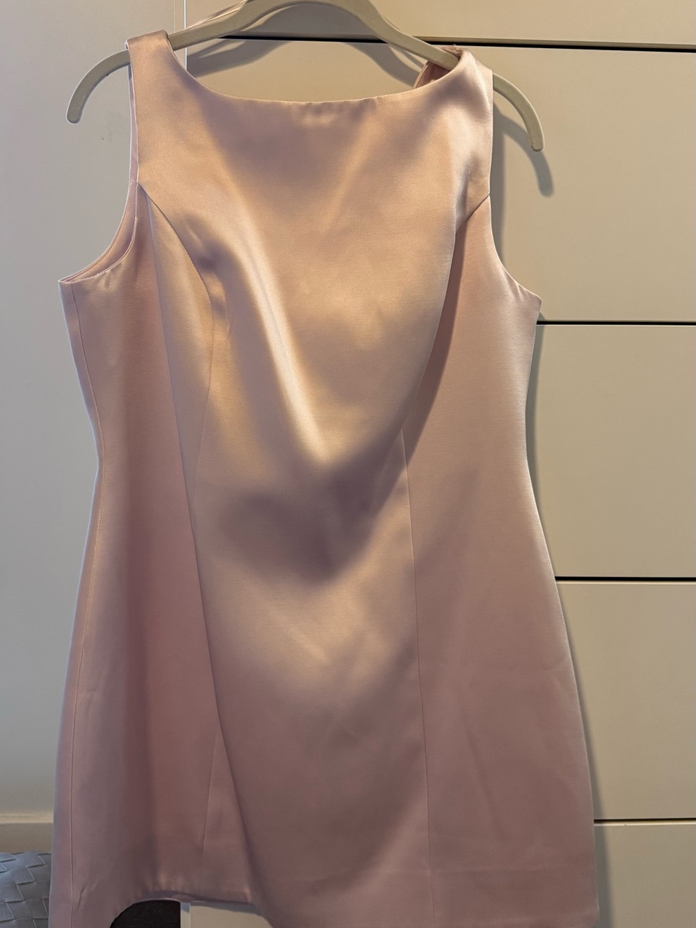 Astr the label pink satin dress NWT